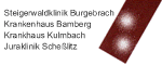 Klinikverbund Burgebrach - Scheßlitz - Kulmbach -  Bamberg